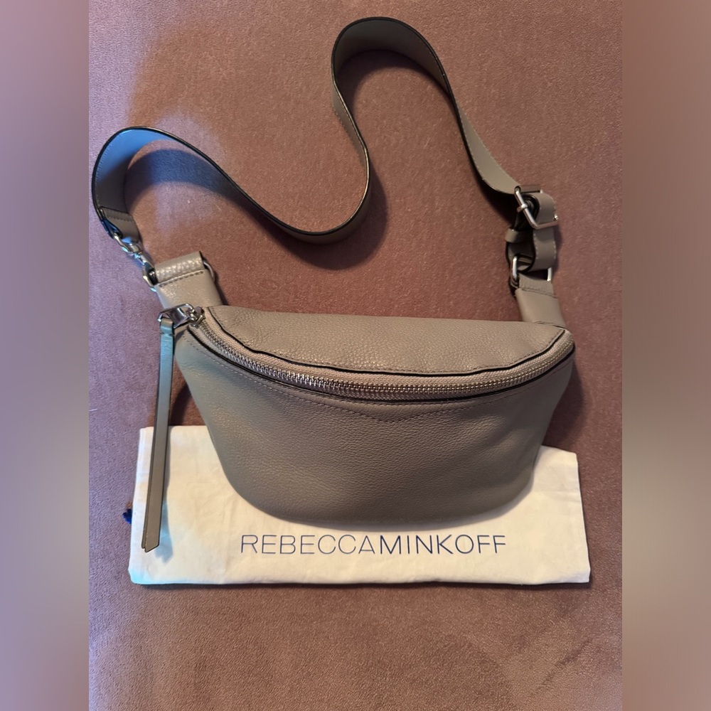 Rebecca Minkoff Bree (Full Size) Grey Crossbody Belt Bag